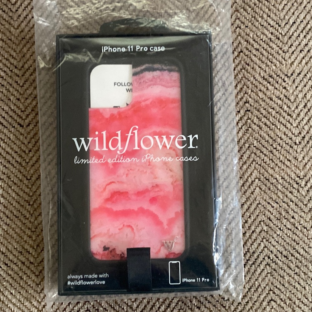 This wildflower cases is for the iPhone 11 Pro.